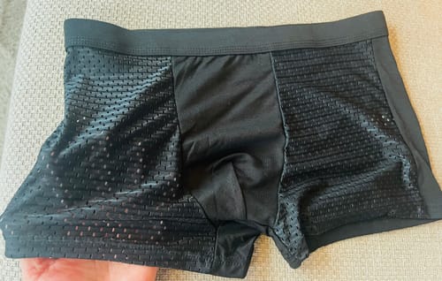 Kundenbewertung mit Foto zu Boxershorts - Premium Eisseide