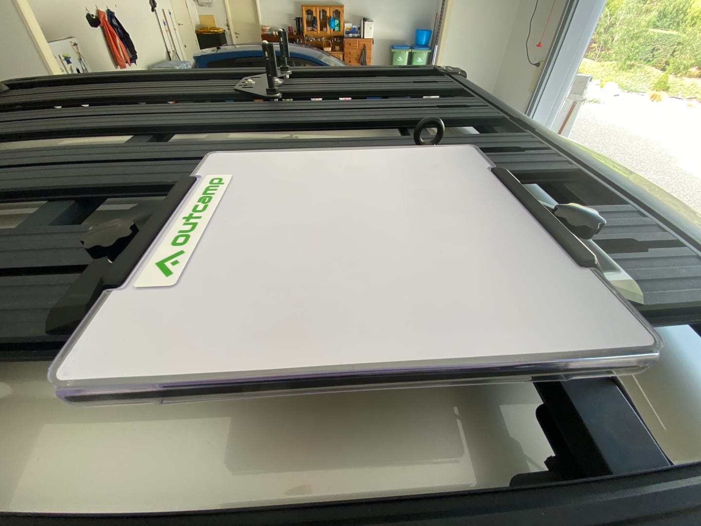 Customer photo review of Starlink Mini Roof Rack Mount