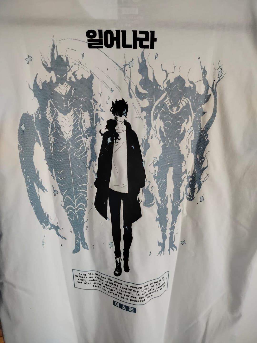Customer photo review of Camisa Arise - Solo Leveling