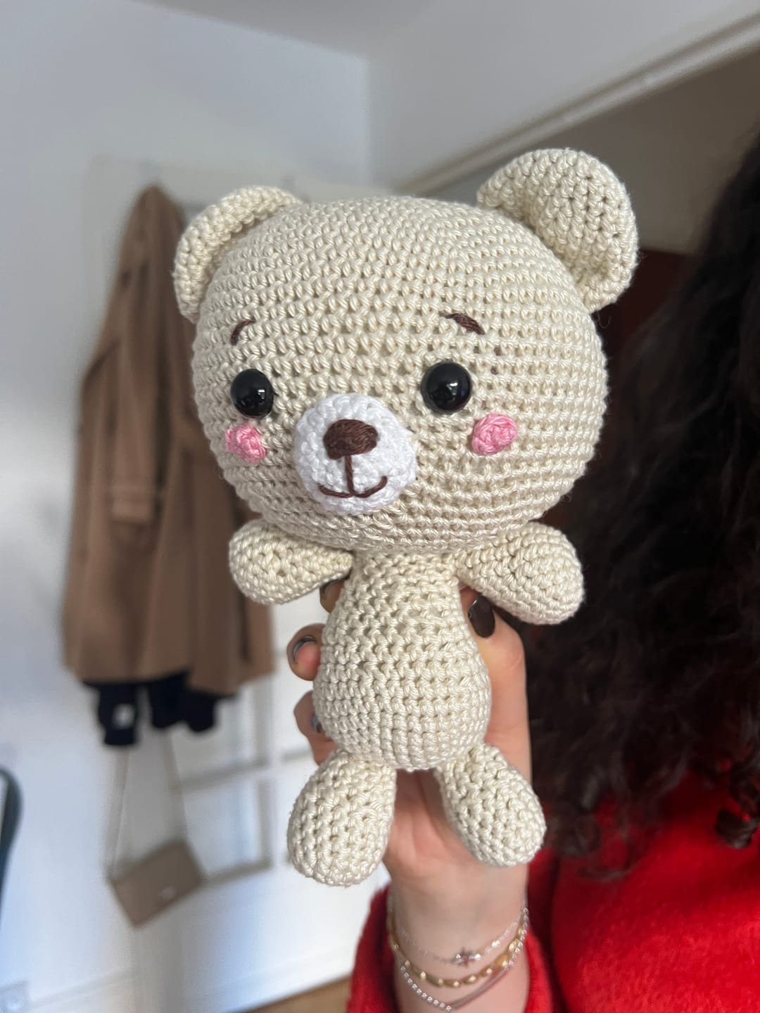Customer photo review of Kit de crochet Eddy l'Ourson