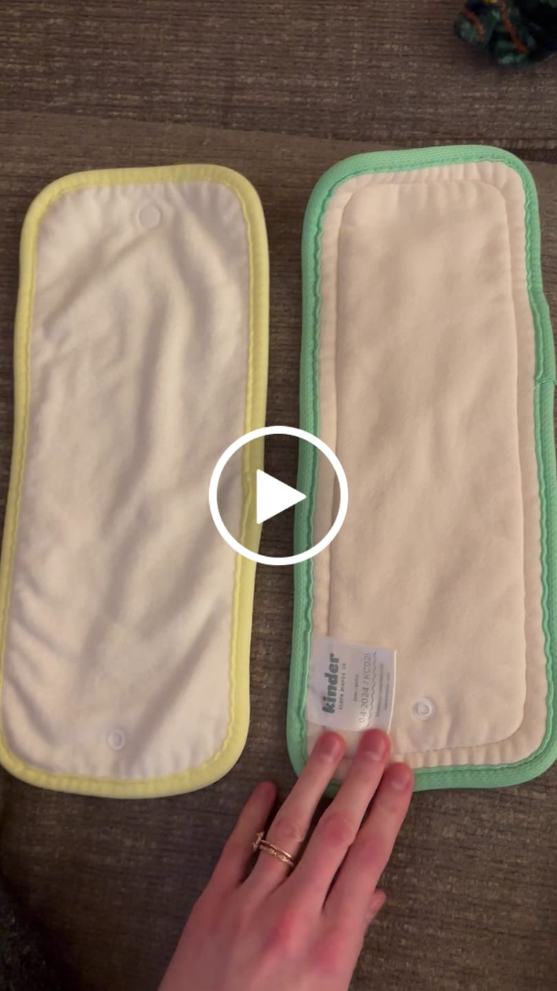 Customer video review of 6-Layer Bamboo Hemp Cotton Insert