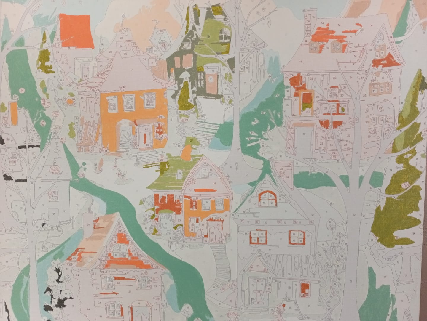 Customer photo review of Playful Village Scene