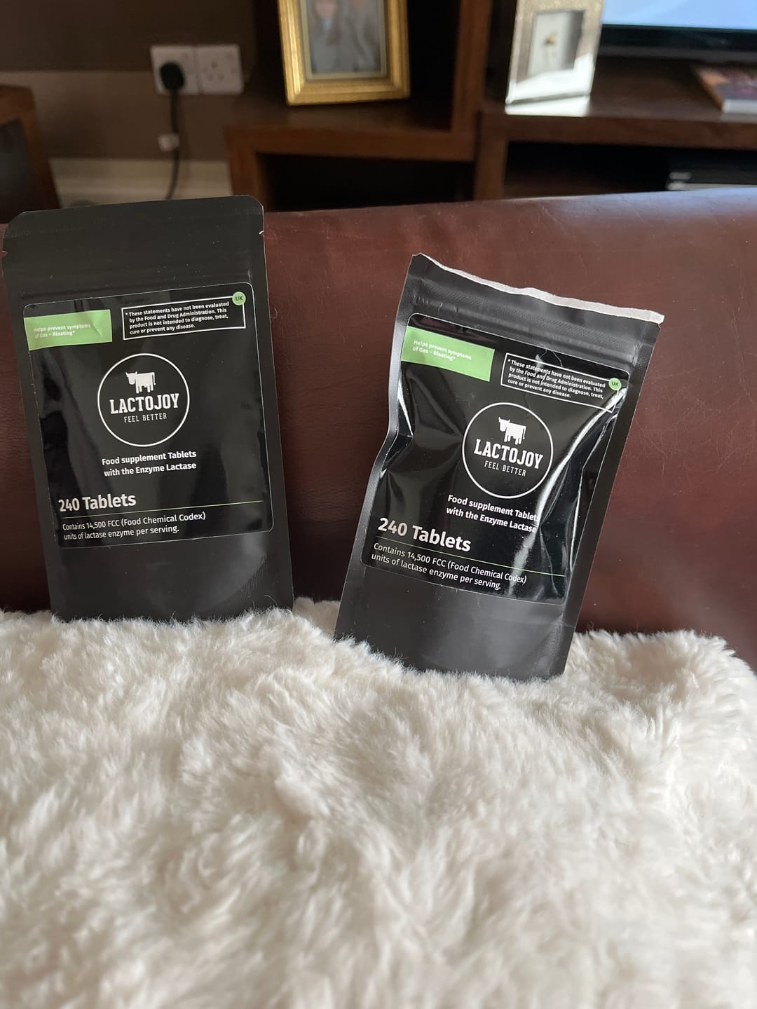 Customer photo review of LactoJoy Lactase Pills - 14.500 FCC - 240 pcs refill bag