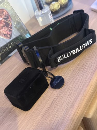 Customer photo review of 5cm Lighter Combat® Collar | With Handle Secure Clip - Black x Black