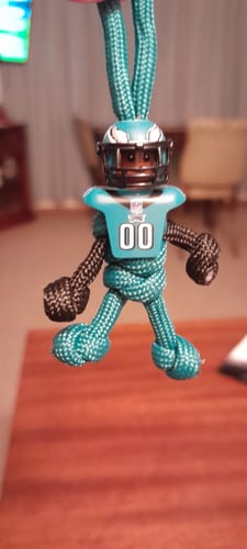 Customer photo review of Philadelphia Eagles Paracord Buddy Keychain