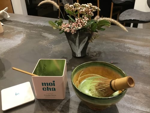Customer photo review of Premium Ceremonial Matcha 60g Tin