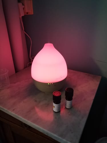 Customer photo review of Nimbus 2.0 - Geurwolkje® Aroma Diffuser - Groen - 200 ml - tevens nachtlampje