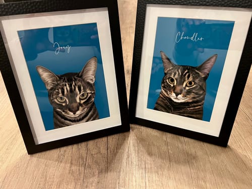 Customer photo review of Detailed Pet Portrait