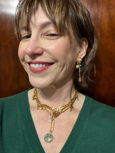 Customer photo review of Leorah Necklace