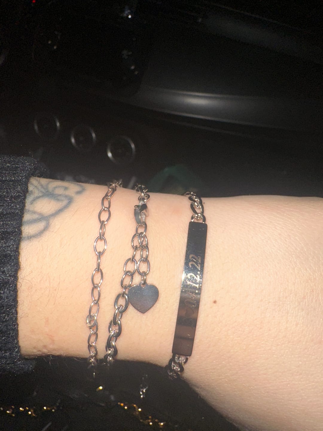 Customer photo review of Bracciali per Coppia Personalizzati con Incisione ✦ Unione Eterna