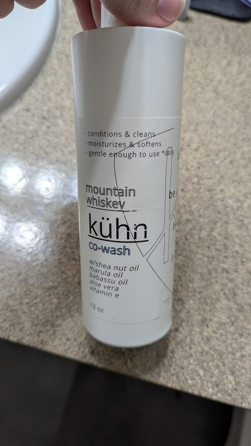 Customer photo review of Co-Wash NEW Larger 12oz Size & 2 Soaps