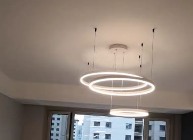 Customer photo review of Tap-Light® Solevita Moderne LED Deckenleuchte dimmbar für Wohnzimmer