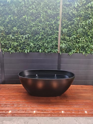 Customer photo review of Nordhaus Ice Bath - WIFI - Matte Black - Oval