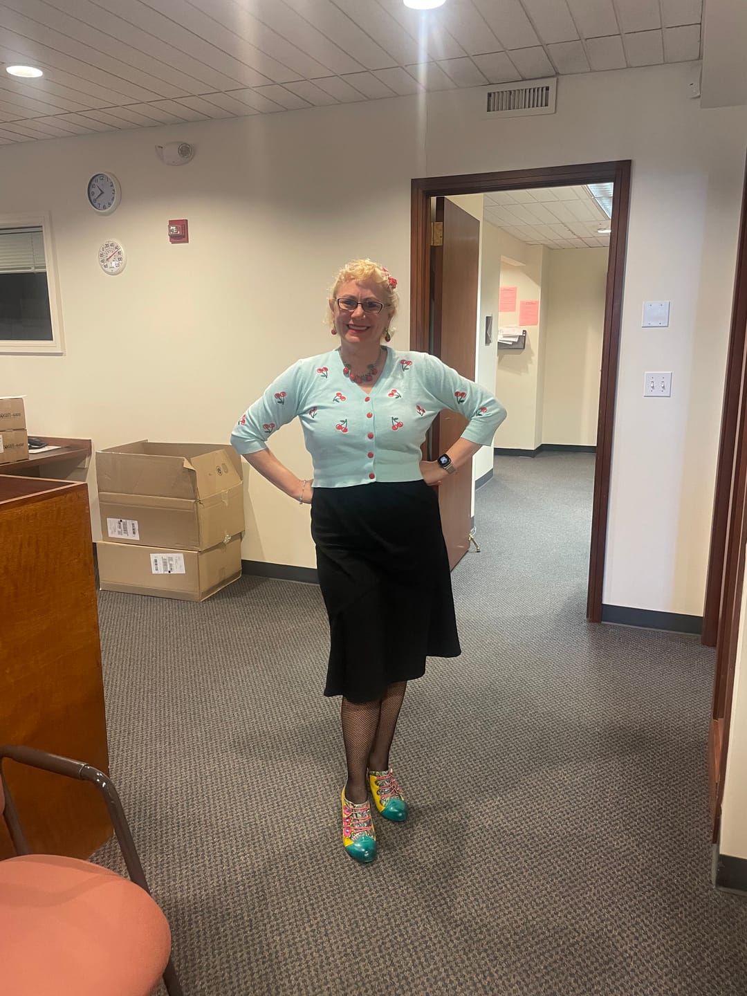 Customer photo review of Vintage Handmade Bohemian Graffiti Pumps