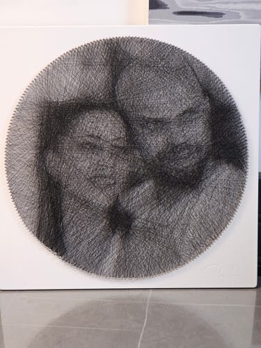 Customer photo review of יצירה בחוטים לפי תמונה אישית "RingString"