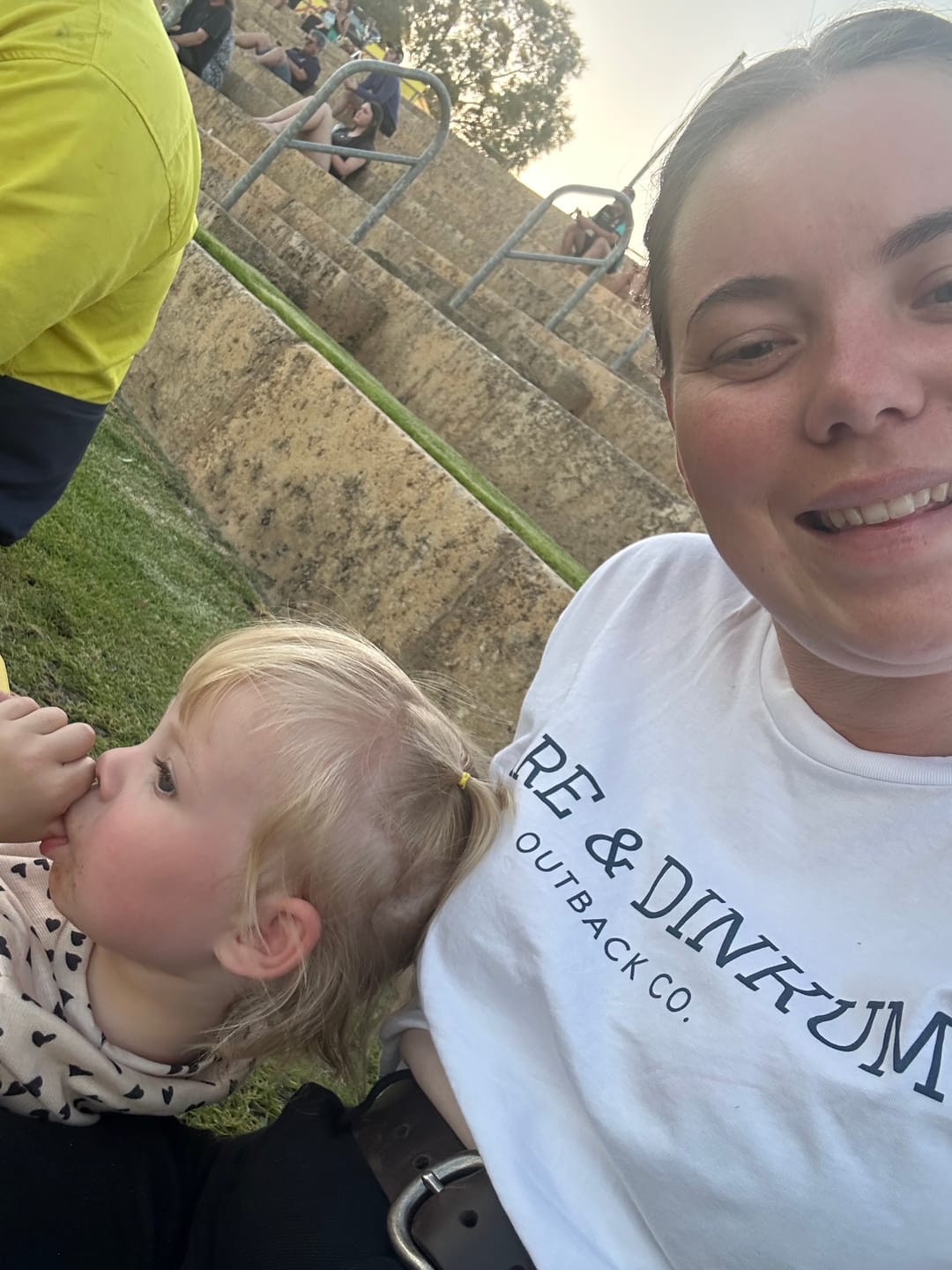 Customer photo review of Livestock Unisex T-Shirt Navy