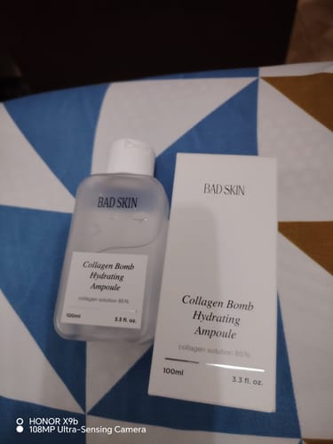 Customer photo review of Bad Skin™ Korean Collagen Bomb Hydrating Ampoule