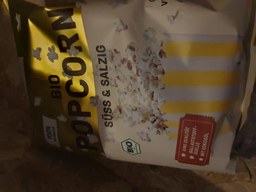 Kundenbewertung mit Foto zu Bio Popcorn Süß-Salzig