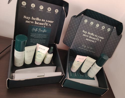 Customer photo review of Crème Hydratante Éclat au Thé Vert