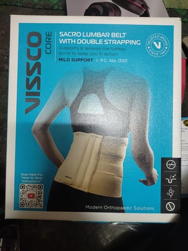 Customer photo review of Sacro Lumbar Belt (Mild Support) | Provides Support to Lower Back | Corrects Posture & Relieves Back Pain (Beige)