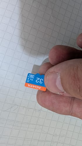 Customer photo review of Memoria Adata 32GB Micro SD con adatador SD Class 10 A1