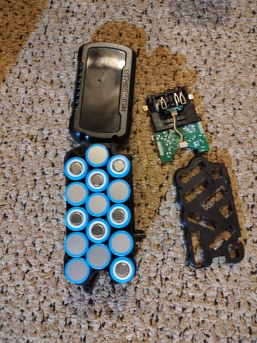 Customer photo review of Samsung 50E 21700 5000mAh 9.8A Battery