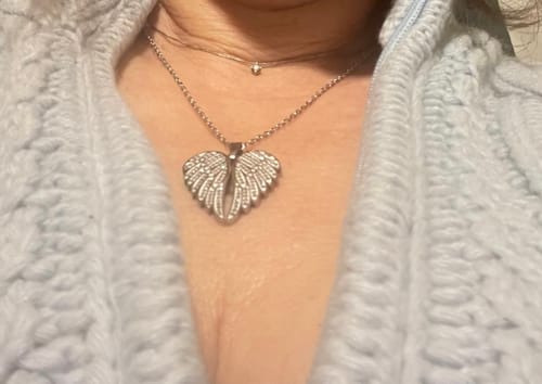 Customer photo review of Collana Angelo mio l'originale ✦ Incidi il nome del tuo Angelo