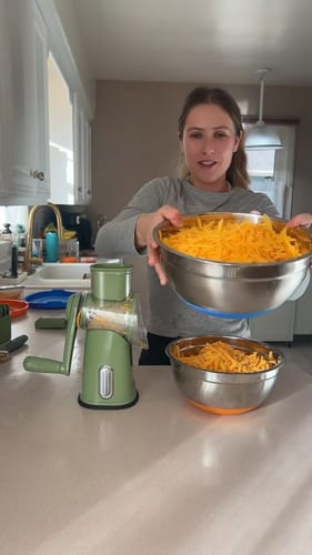 Customer photo review of 5 in 1 Gourmet Cheese Grater