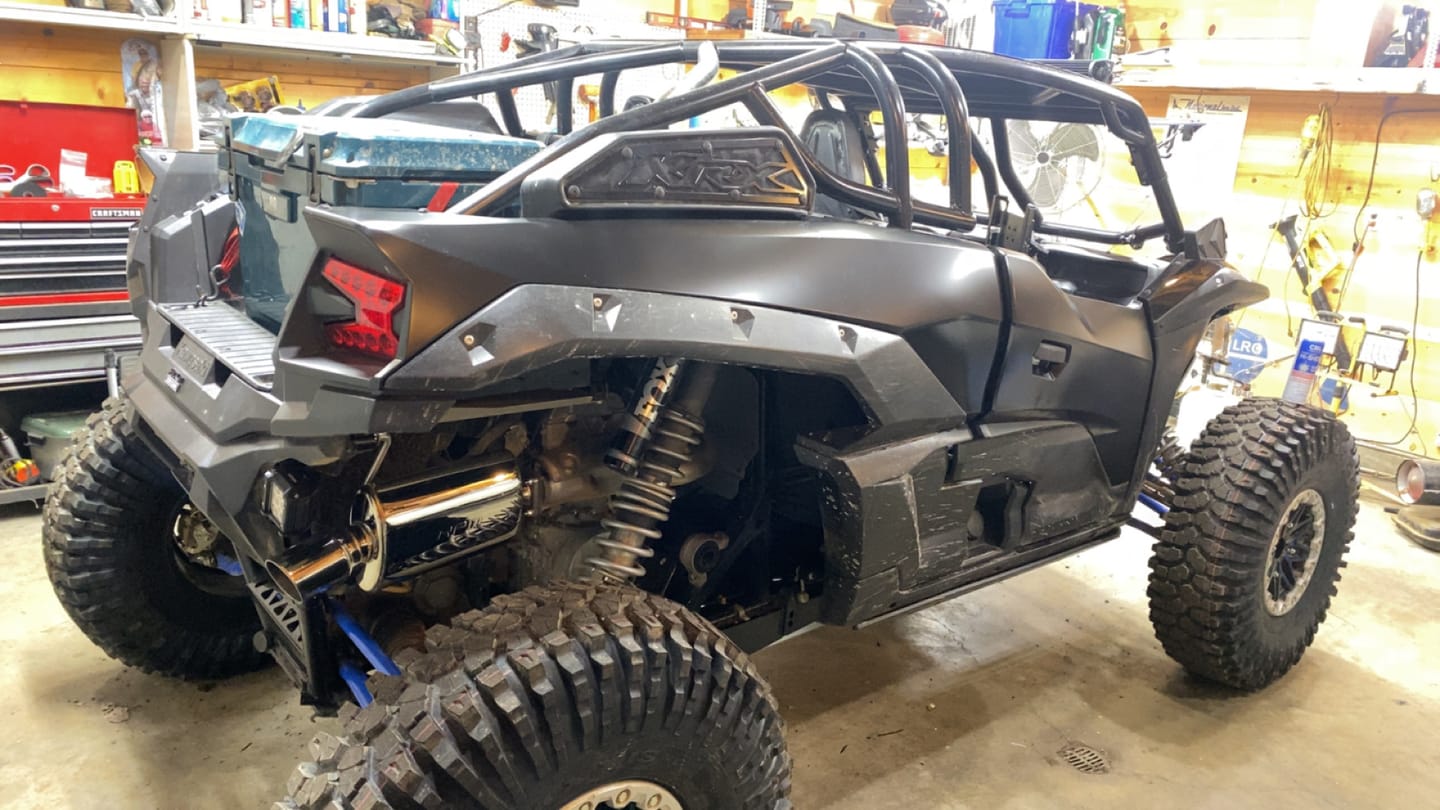 Customer photo review of RPM Teryx KRX 1000 Catless Slip On Sport Muffler KRF1000