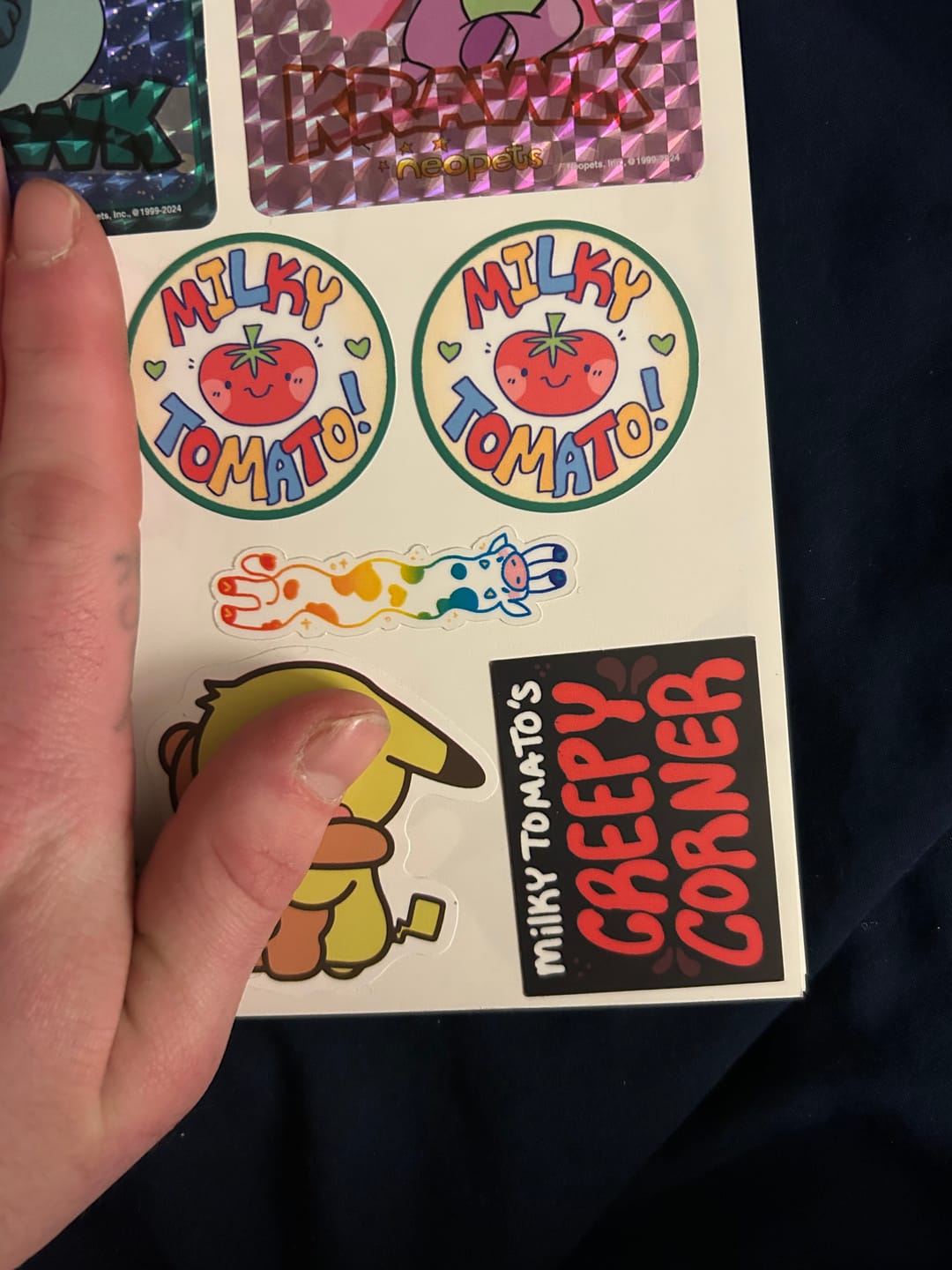 Customer photo review of Milky's Creepy Corner