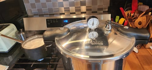 Customer photo review of Canning Rack for Pressure Canner (2 Pack)