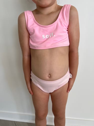 Customer photo review of Soll Swim Bikini Two Piece Set - Pink