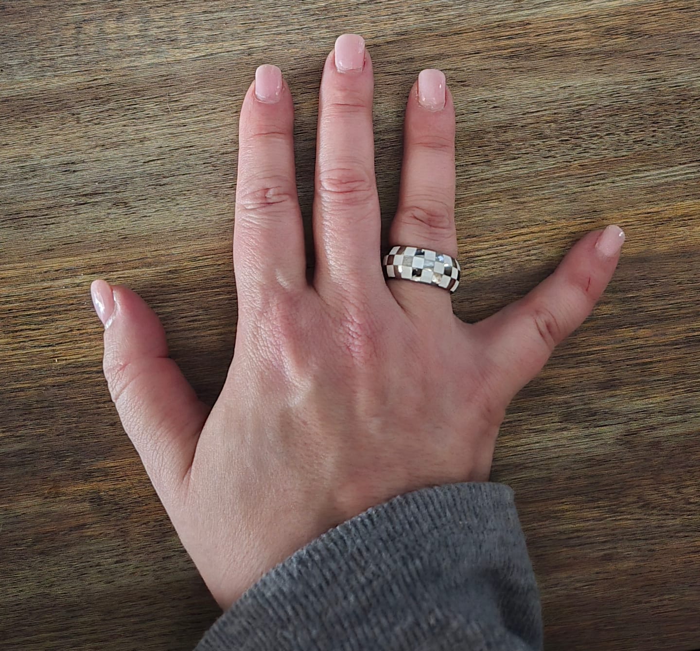 Customer photo review of Ronnie Checker Ring || Choose Color
