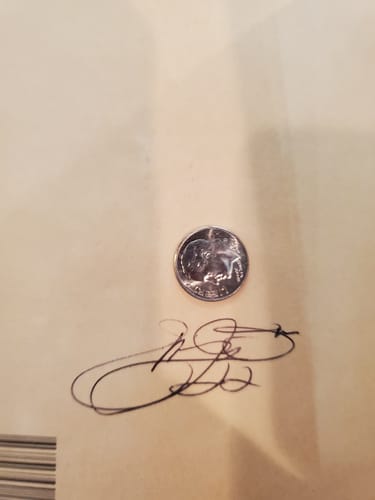 Customer photo review of Emmitt Smith Autograph Signing