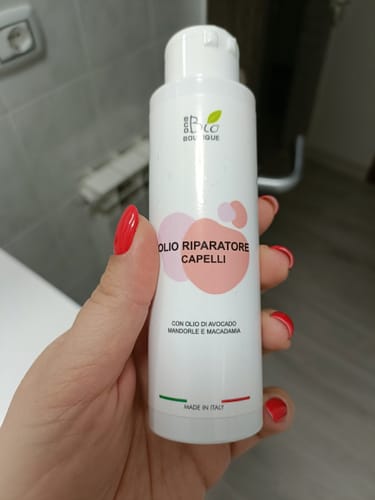 Customer photo review of Olio Riparatore Capelli