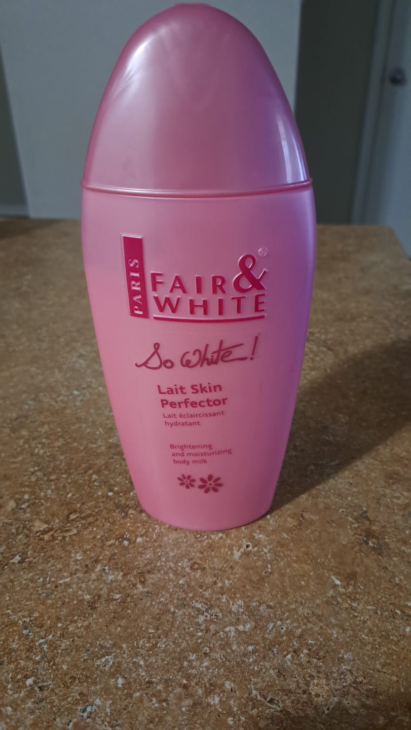 Customer photo review of Fair and White So White Skin Perfector Body Lotion 500ml / 16.90 fl oz