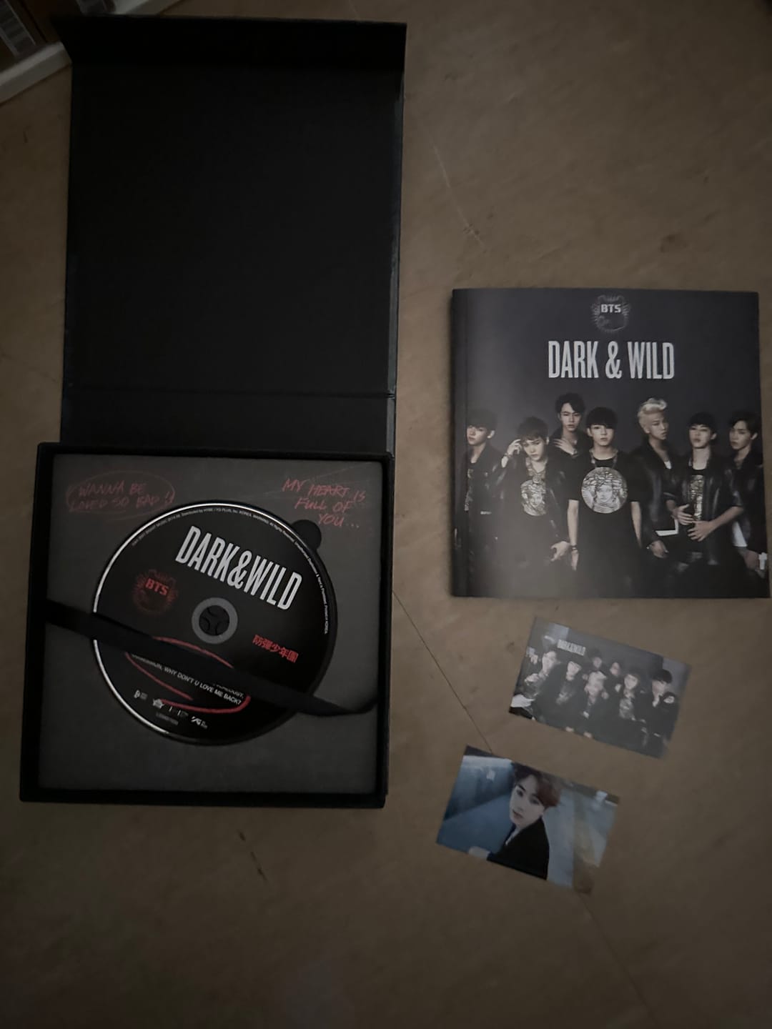Customer photo review of BTS - 1ST FULL ALBUM DARK & WILD