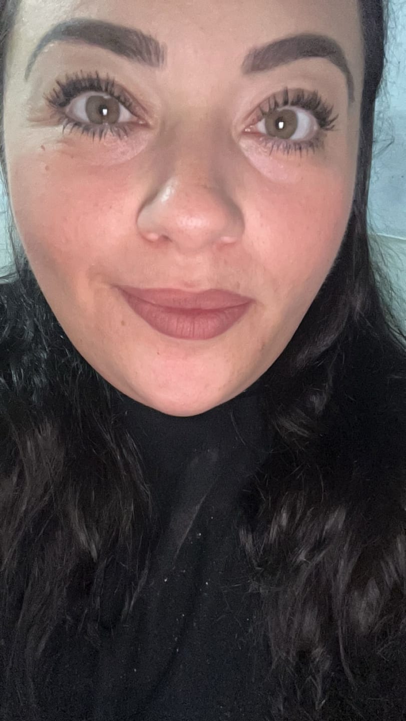Customer photo review of Lash Growth Serum Infused Tubing Mascara – Giali Beauty