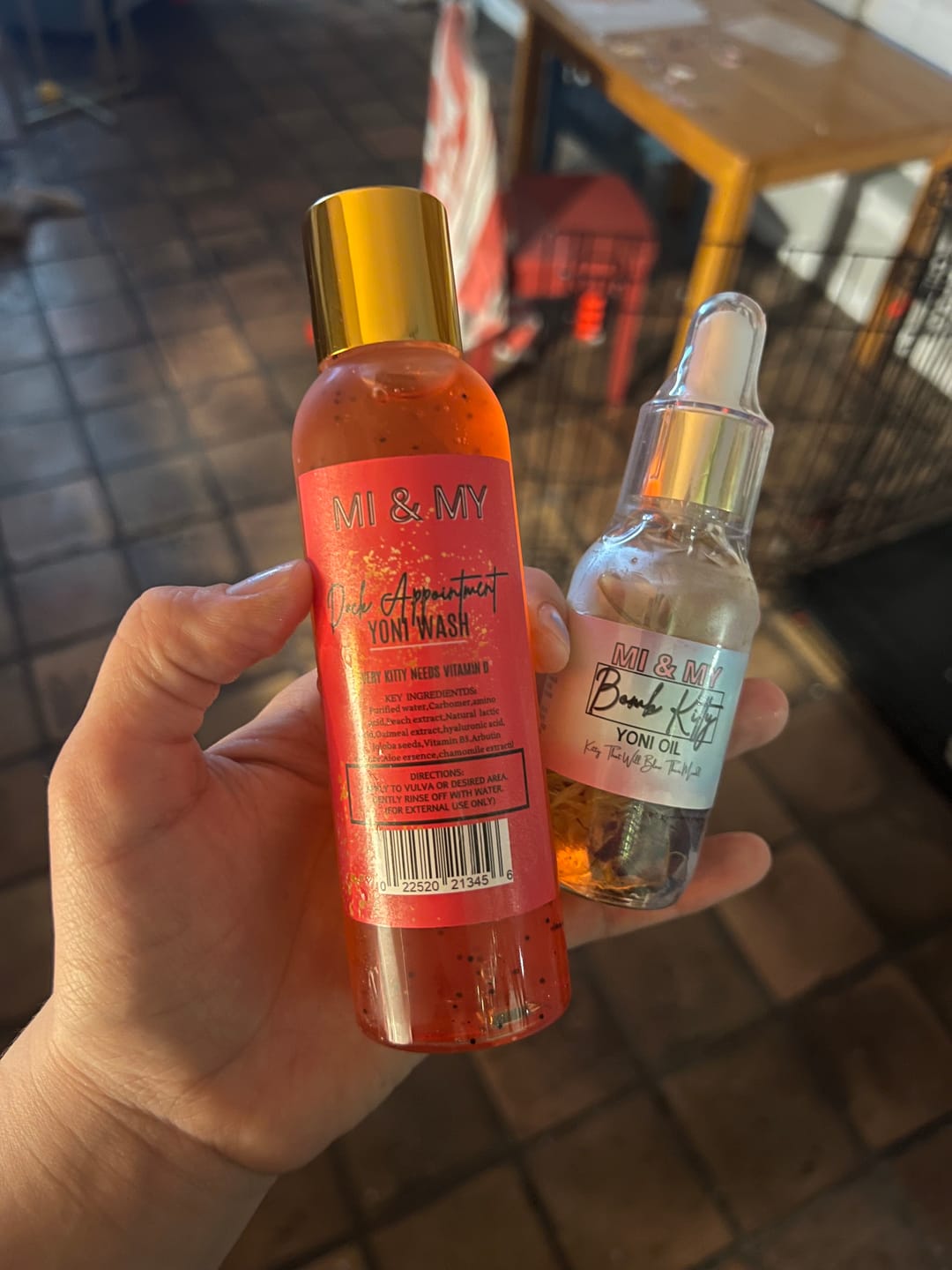 Customer photo review of Bomb Kitty Yoni Oil
