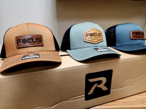 Customer photo review of Richardson 112 Custom Leather Patch Hat