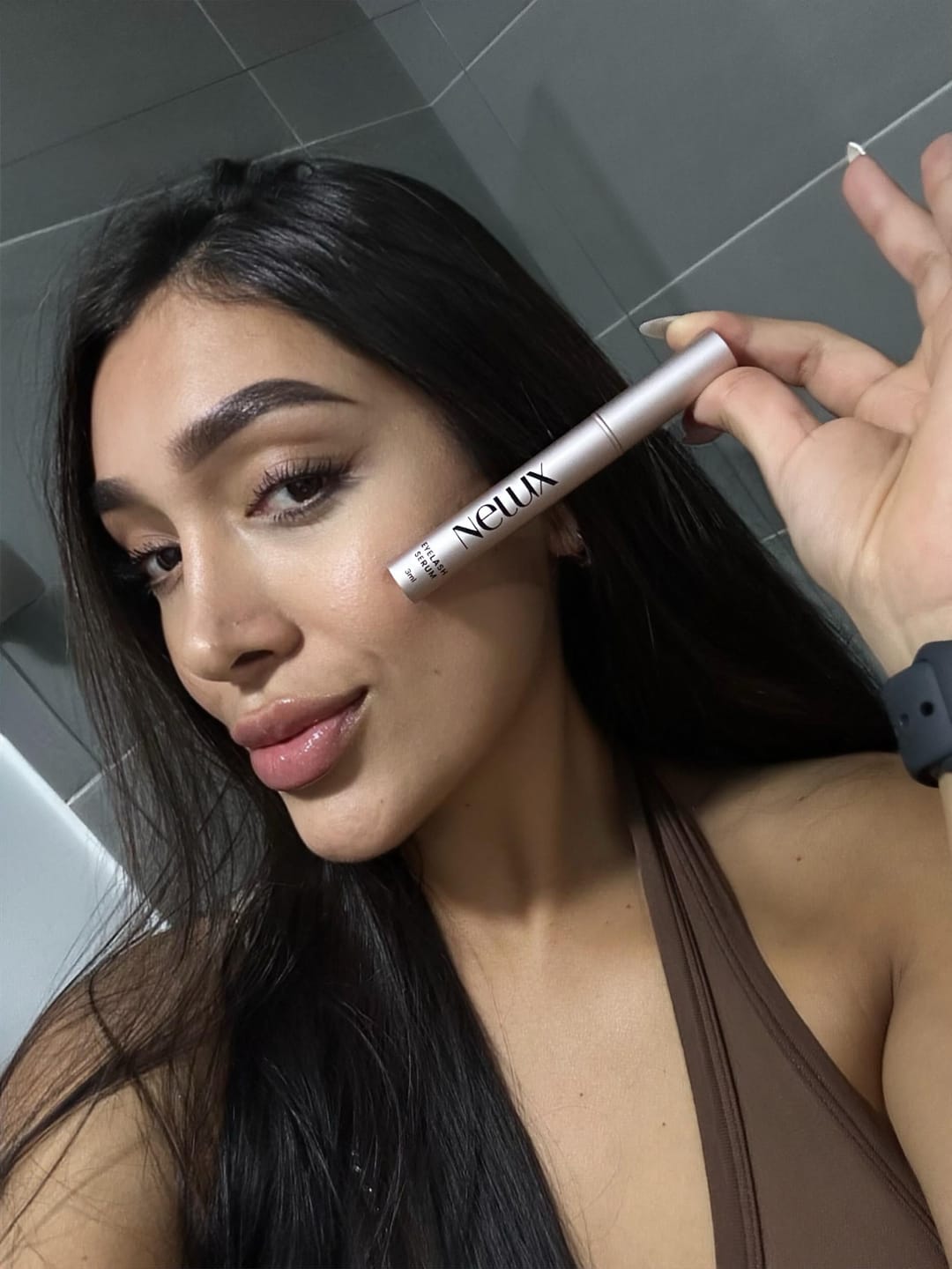 Customer photo review of Eyelash Growth Serum