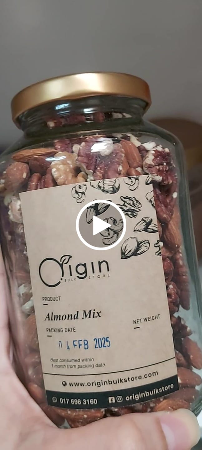 Customer video review of Almond Mix Nuts