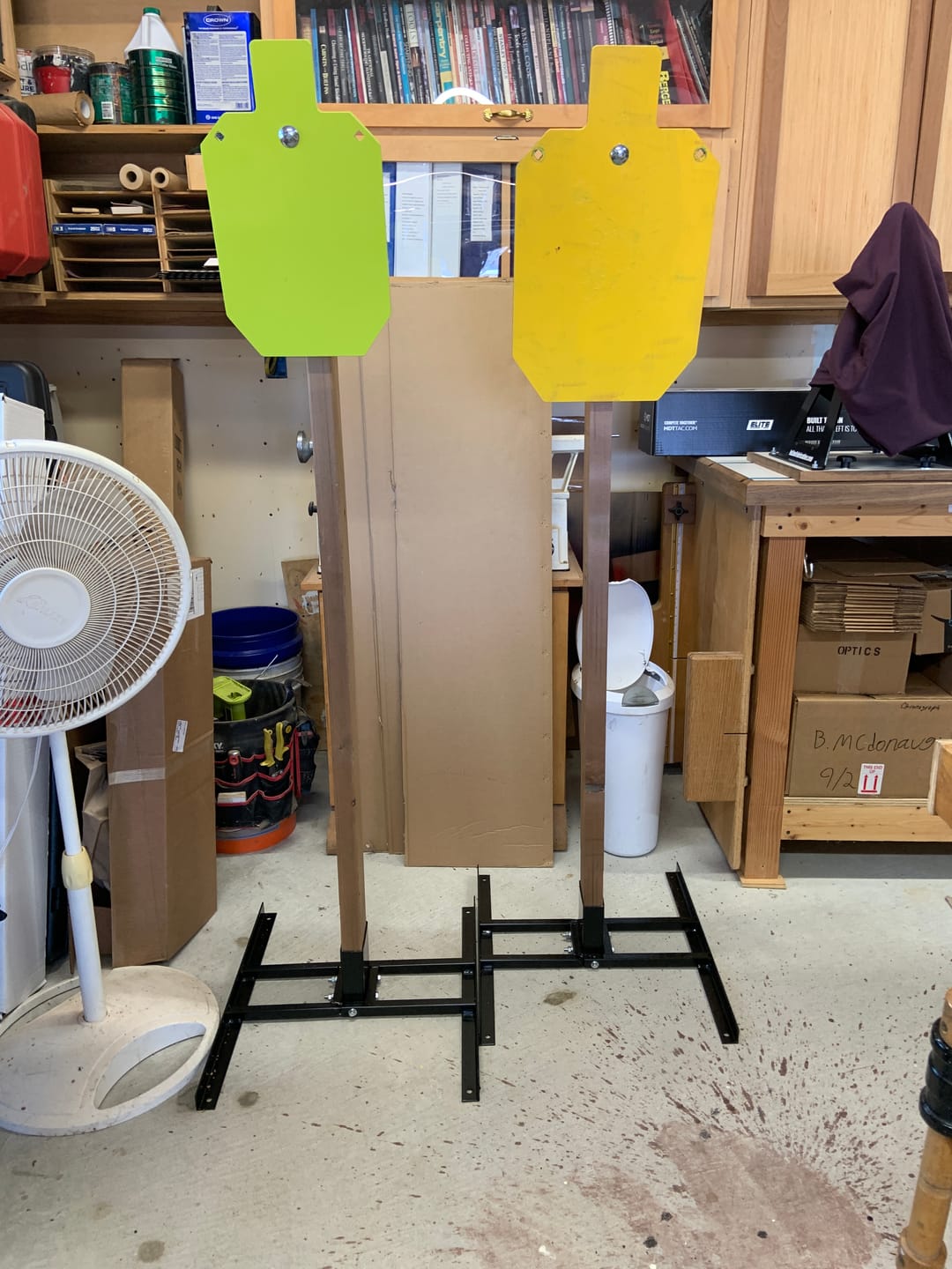 Customer photo review of Double T-Shaped Base Stand + Mounting Kit
