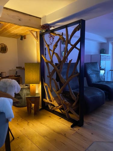 Customer photo review of MAZE Raumteiler Teakholz 120cm x 180cm