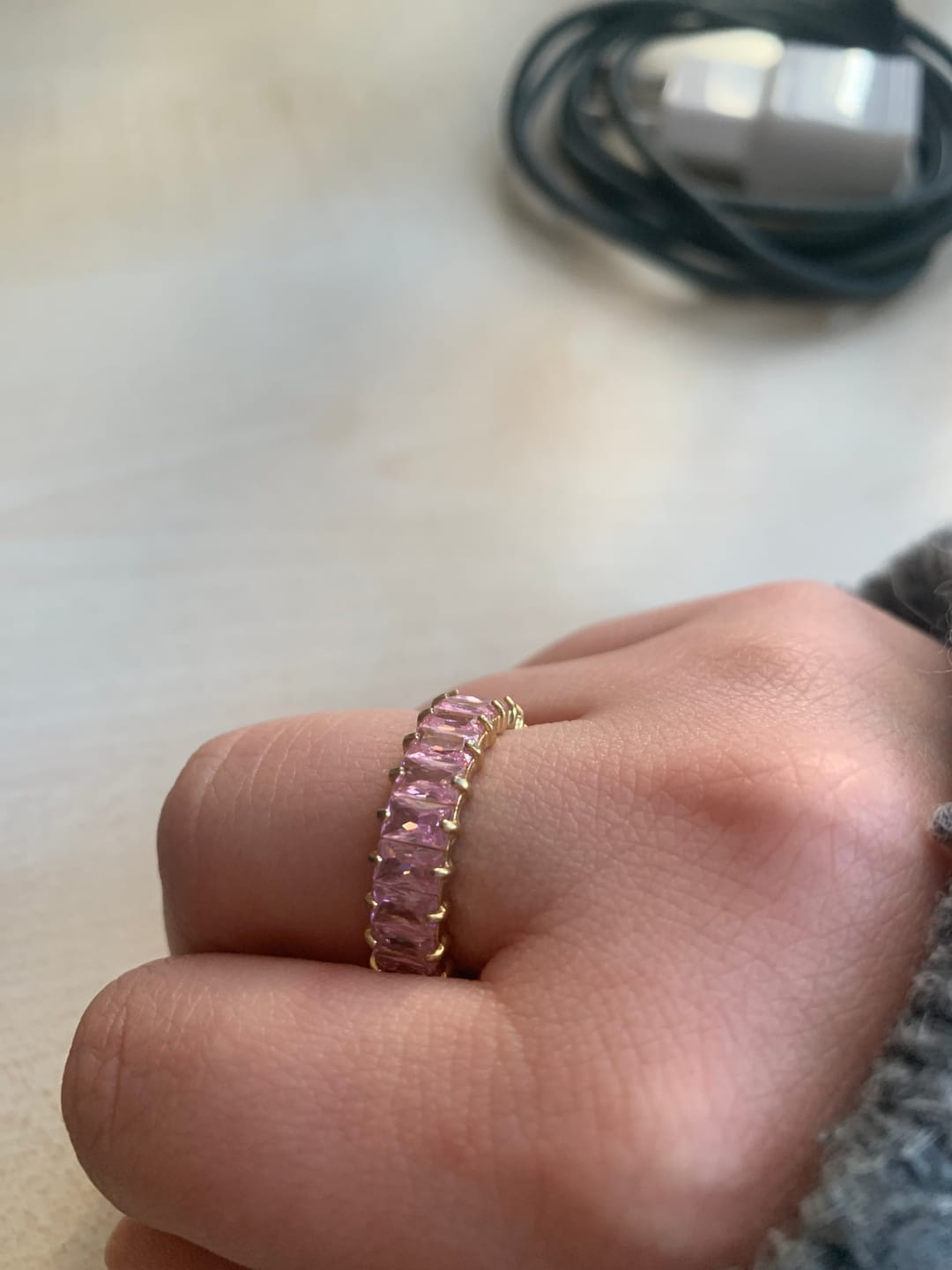 Customer photo review of Raisa Ring | 18K vergoldet