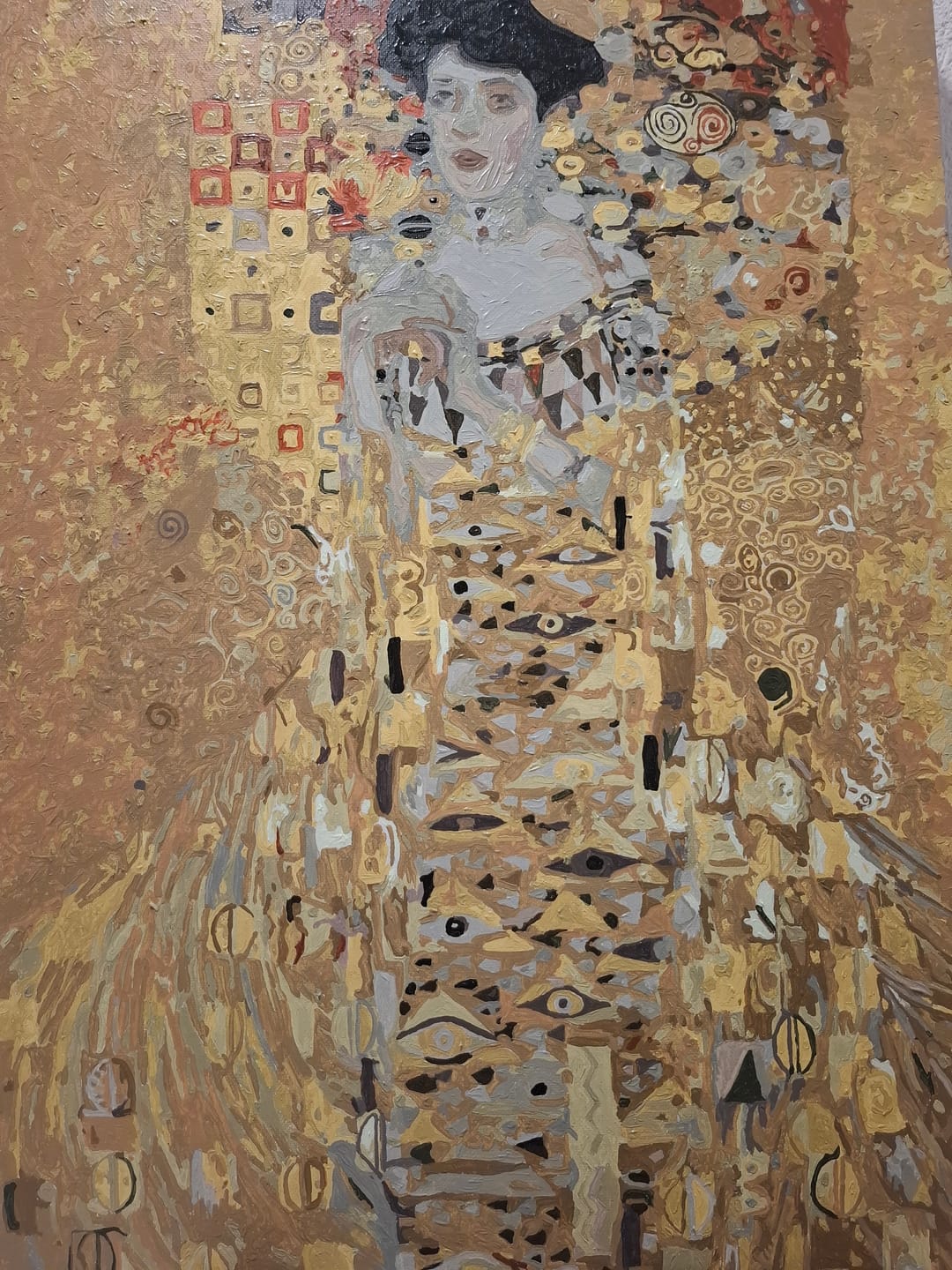 Customer photo review of Malen nach Zahlen - Portrait von Adele Bloch-Bauer I - Gustav Klimt