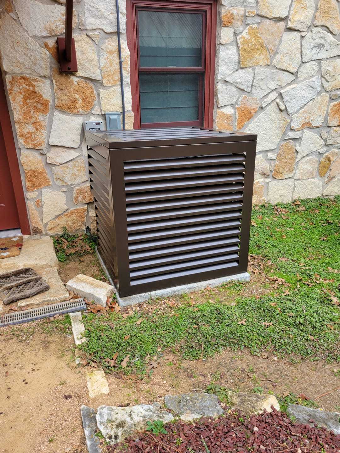 Customer photo review of Central AC Cover - Bronze