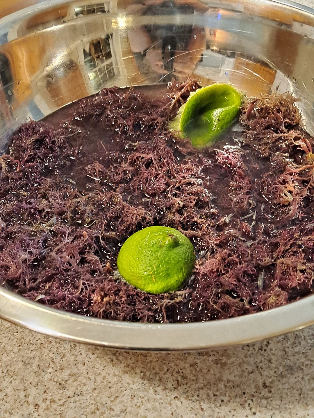 Customer photo review of Jamaican Purple Sea Moss (Raw, Wildcrafted)