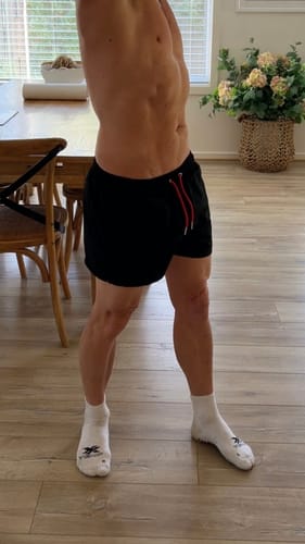 Customer photo review of Quads of the Gods - Lift Shorts - Black / Red