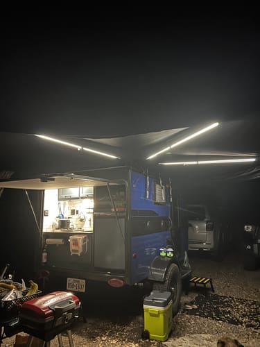 Customer photo review of OPENROAD  270 Free Standing Awning for Camping